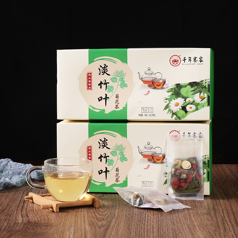 淡竹叶菊花茶